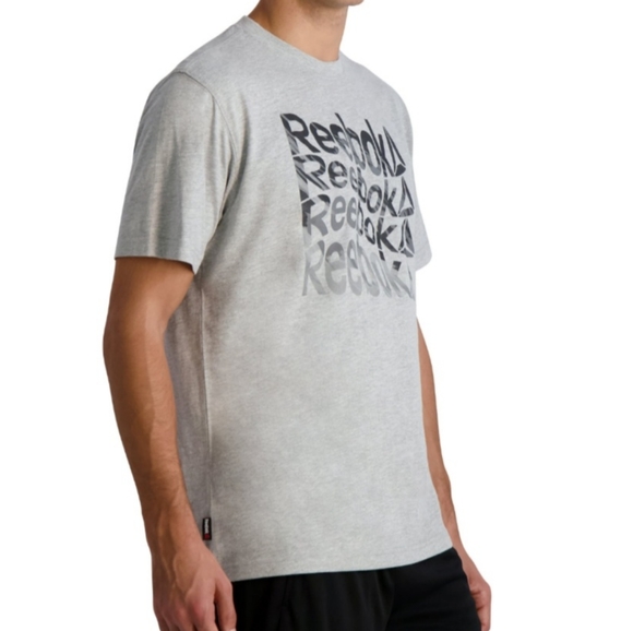 Reebok Big Mens Graphic Swirly Tee - Picture 2 of 3